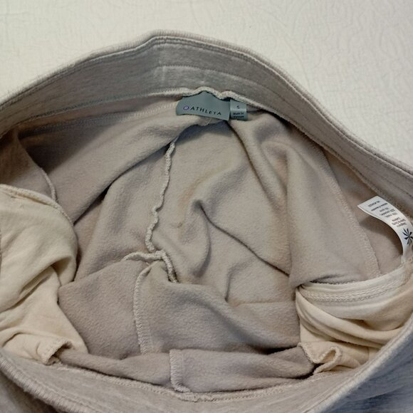 Athleta Pants Joggers Women Heathered Gray Drawstring Waist & Zipper Pockets S - Picture 5 of 10